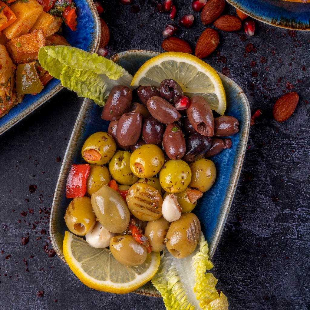 Spicy Mixed Olives (VE)